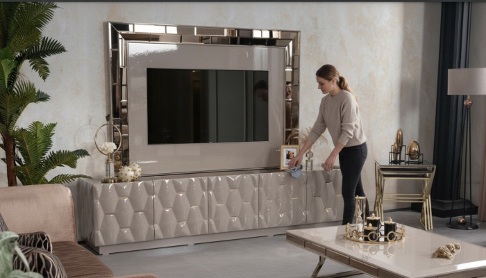 Sideboard rtv Kommode TV Schrank Lowboard TV Möbel TV Rahmen Wohnzimmerschrank