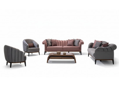 Sofagarnitur Couch Polster 3311 Sitzer Set Design Sofas Polster