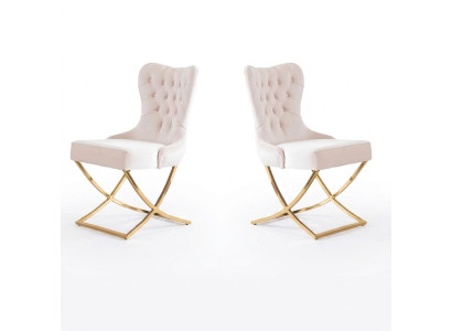 Modernes Stuhl Sitz Polster Garnitur Esszimmer 2x Stühle Küche Gruppe
