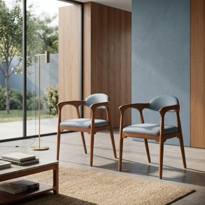 Designer Stuhl Set Esszimmer Lehn Polster Sitz Stühle Garnitur Komplett