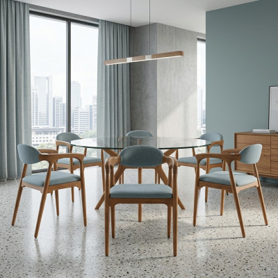 Esszimmer Garnitur 4x Stuhl Set Stühle Lehn Garnitur Essgruppe Möbel Gruppe