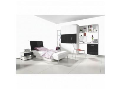 Schlafzimmer Jugend Kinder Zimmer Schrank Nachttisch Tisch Neu 5tlg.