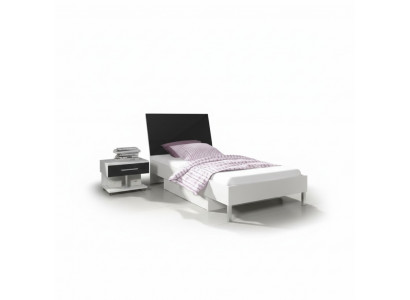 Kinderzimmer 2-tlg Set Hochbett Kleiderschrank Hochglanz Jugendzimmer Möbel Neu