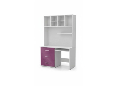 Schreibtisch Hochglanz Lila Tisch Büro Kinderzimmer Jugendzimmer Tische Neu
