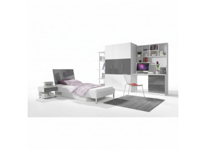 Schlafzimmer Modern Schrank Bett Nachttisch Tisch 5tlg. Jugend Kinder