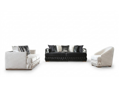 Chesterfield Luxus Sofagarnitur Polster Möbel 3+3+1 Wohnlandschaft
