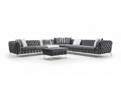 Sofa Ecksofa Couch Polster Ecksofas Couchen Chesterfield Möbel
