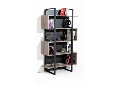 Bücherregal Modern Holz Kinderzimmer Braun Schrank Möbel Design Schlafzimmer Neu