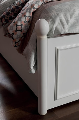 Landhaus Kinderzimmer Set Weiß Bett Nachttisch Schreibtisch Regal Schrank 5tlg.