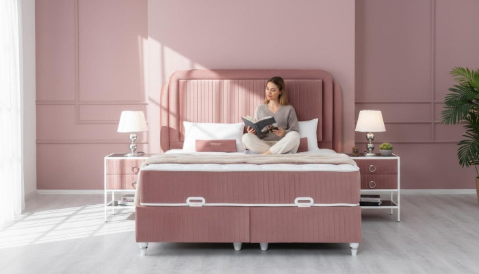 Nachttisch Rosa Konsolen Modern Nachtkonsolen Design Nachttische 1x