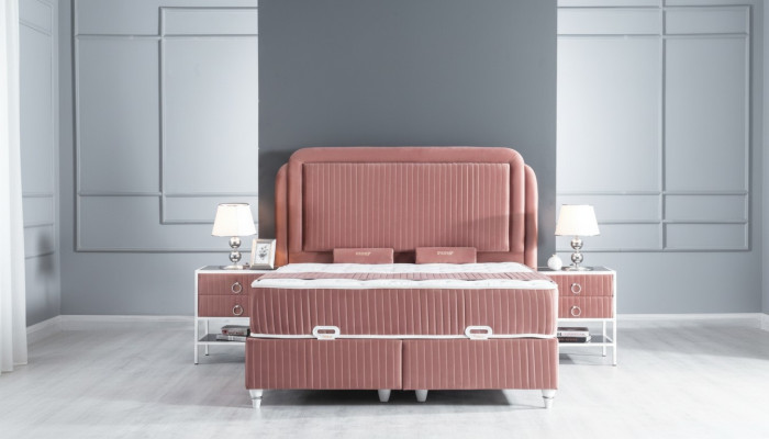 Nachttisch Rosa Konsolen Modern Nachtkonsolen Design Nachttische 1x
