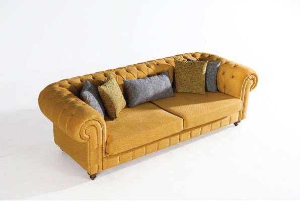 Sofa Couch Polster Sofas Design Möbel 3 Sitzer Dreisitzer Chesterfield