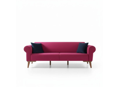 Designer Sofa 3 Sitzer Big Couch Dreisitzer Textil Polster Möbel