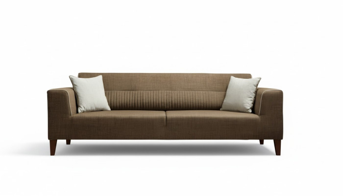 Wohnzimmer Sofa 3 Sitzer Couch Dreisitzer Polster Stoffsofa Textil