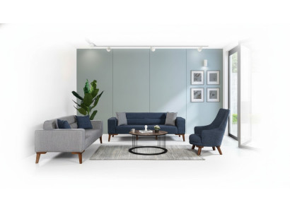 Sofas Moderner Garnitur 331 Sitz Textil komplette Garnituren Möbel