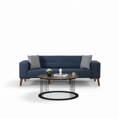 Sofa Garnitur 3 Sitzer Wohnzimmer Stoffsofa Couch Polster Möbel