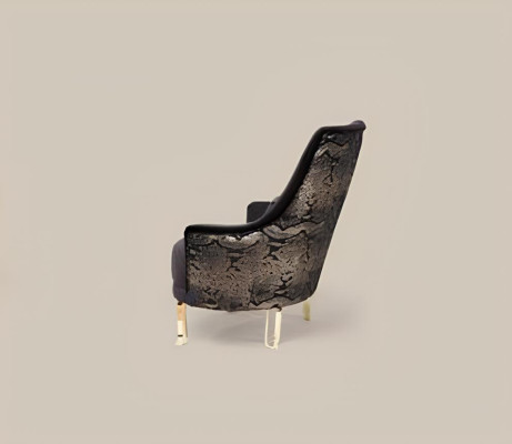 Luxus Design Sessel 1 Sitzer Textil Lounge Club Polster Möbel