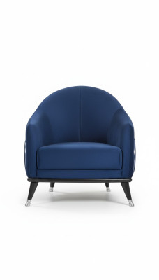 Luxus Sessel 1 Sitzer Wohnzimmer Stoff Polyester Stil Modern Design