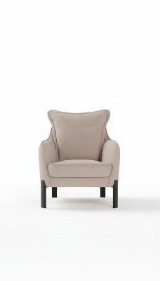 Modern Sessel 1 Sitz Wohnzimmer Stoff Polyester Stil Farbe Beige