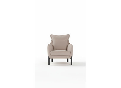 Modern Sessel 1 Sitz Wohnzimmer Stoff Polyester Stil Farbe Beige