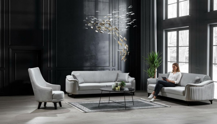 Sofagarnitur Sofa Luxus Garniur Sofas Sessel 331 Sitzer Modern 3tlg