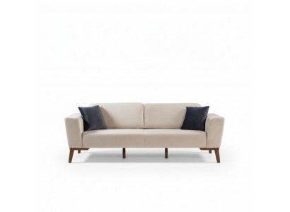 Wohnzimmer Sofa Design Dreisitzer Moderne Couch Beige Möbel Polster