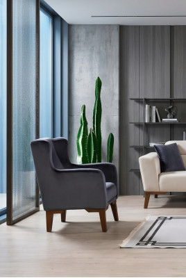 Luxus Sessel 1 Sitzer Designer Sessel Einsitzer Textil Polster Möbel
