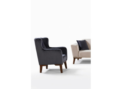 Luxus Sessel 1 Sitzer Designer Sessel Einsitzer Textil Polster Möbel