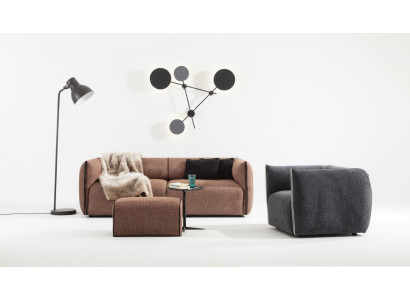 Luxus Couch 4+1 Möbel Sofa Couchen Sofagarnitur 2tlg. Sofagarnitur braun