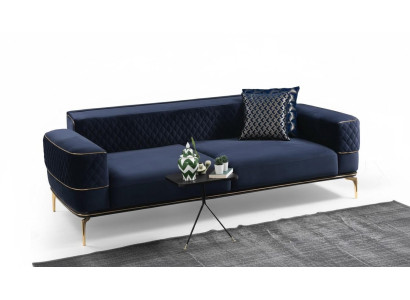 Dreisitzer Sofa 3 Sitzer Couches Sofas Luxus Gepolsterte Couch Stoff Modern Neu