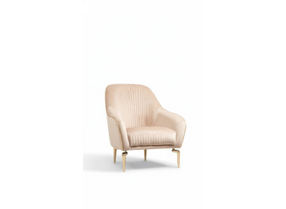 Sessel Einsitzer Luxus  Polster Sitz Designer Textil Sitz Stoff Modern