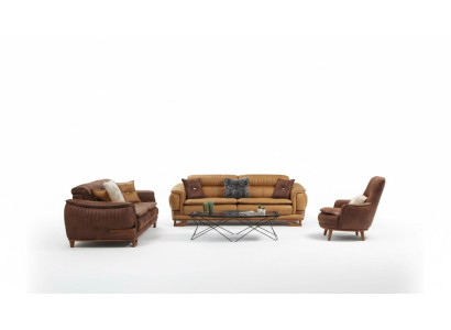Sofagarnitur Sofa Garnitur Komplette Couchgarnitur 3+3+1 Sitzer Sessel