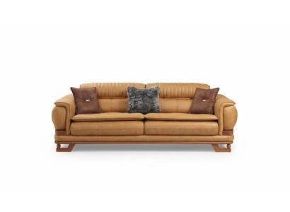 Dreibettsofa Dreisitzer Sofa 3 Sitzer Sofas Design Wohnzimmer Kunstleder