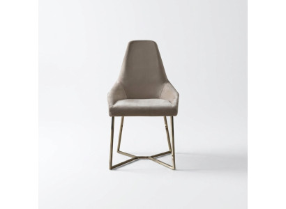 Lehnstuhl Esszimmerstuhl Luxus Beige Lehnstuhl Stuhl Stühle Modern Design Möbel