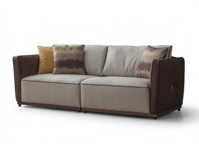 Zweisitzer Sofa Luxus 2 Sitzer Sofas Sitz Wohnzimmer Modern Polyester Stoff Neu