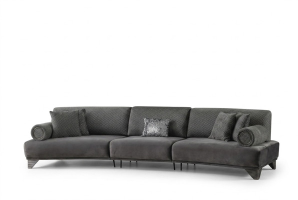 Sofa 5 Sitzer Couch Polstersofa xxl Sofas Wohnzimmer Stoff Big Wohnlandschaft