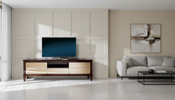 Lowboard tv Ständer Sideboard Kommode Wohnzimmer Modern Holz Design Möbel