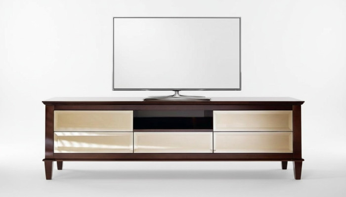 Lowboard tv Ständer Sideboard Kommode Wohnzimmer Modern Holz Design Möbel