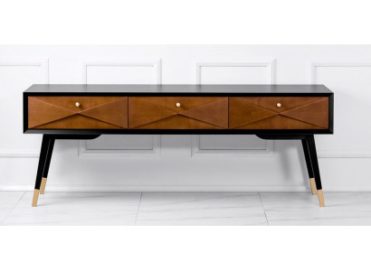 Konsolentisch Tisch Konsole Kommode Sideboard Holz Modern Luxus Braun Design Neu