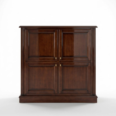 Kommode Luxus Schrank Schränke Kommoden Wohnzimmer Holz Klassische Design Braun