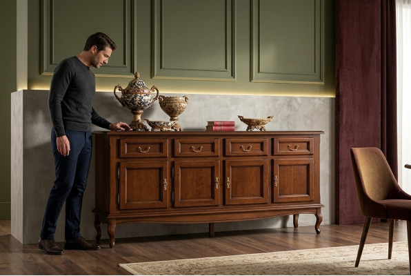 Sideboard Kommode Schränke Kommoden Schrank Holz Wohnzimmer xxl sideboards Braun