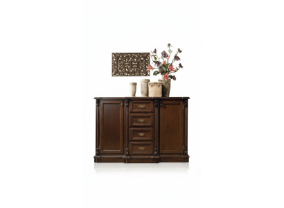 Kommode Sideboard Kommoden Schrank Schränke Wohnzimmer Holz Barock Braun Möbel