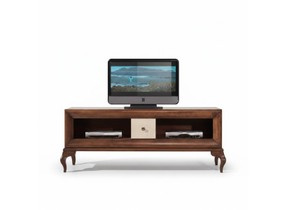 tv Ständer rtv Lowboard Sideboard Tisch Holz Wohnzimmer Braun Möbel Fernseh Neu