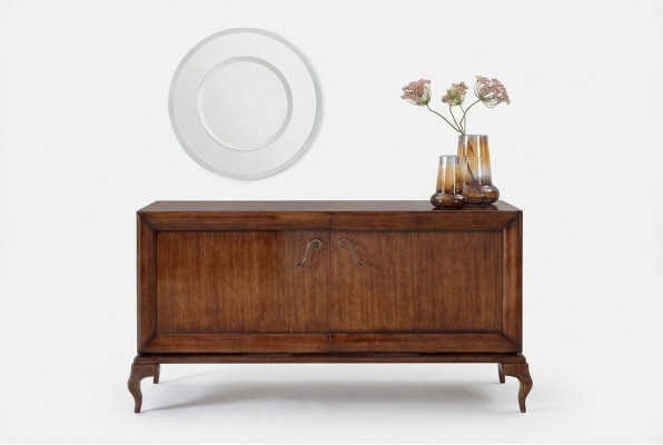 Braunes Sideboard Kommode Schränke Kommoden Holz Luxus Wohnzimmer Möbel Schrank