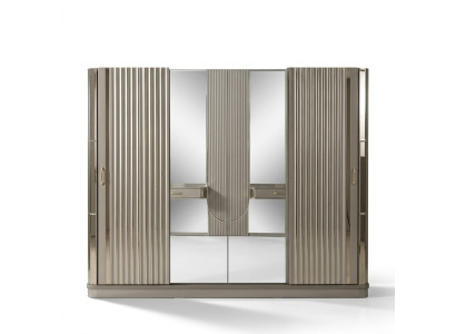 Kleiderschrank Holzschrank Schrank Schlafzimmer Luxus Schränke Braun