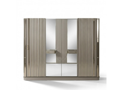 Kleiderschrank Holzschrank Schrank Schlafzimmer Luxus Schränke Braun