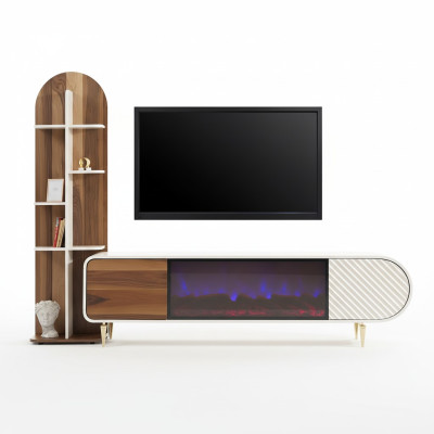 TV Ständer RTV Lowboard Regale Sideboard Tisch Modern Weiß Luxus Neu