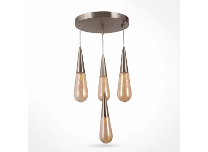 Kronleuchter Deckenkronlampe Deckenleuchter Deckenlampe Modern Beige