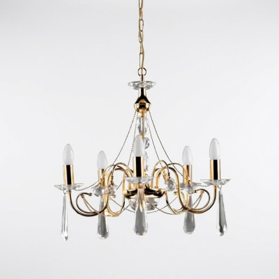 Kristall Deckenleuchter Hängeluster Zierlampe Luxus Kristalldeckenleuchte