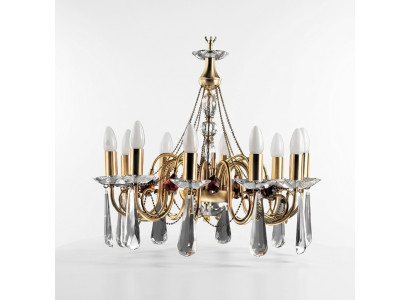 Kristall Luxus Lüster Deckenlampe Kronleuchter Hängelampe Art Edles Design